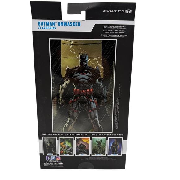DC Multiverse Thomas Wayne Flashpoint Batman Unmasked 7" Action Figure NIB - Picture 5 of 5